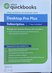 Quickbooks Desktop Pro Plus Small Business Accounting 2022