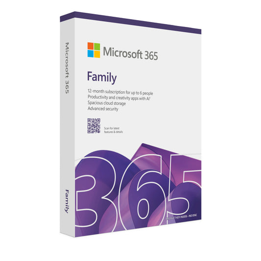 Microsoft Office 365 Family – 1TB OneDrive Storage | Windows & Mac