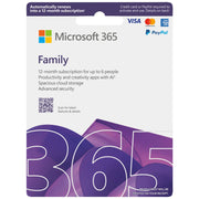 Microsoft Office 365 Family – 1TB OneDrive Storage | Windows & Mac