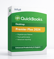 QuickBooks Desktop Premier Plus 2024 (1 User) – Advanced Accounting Software for Business