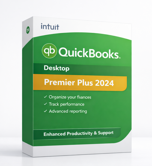 QuickBooks Desktop Premier Plus 2024 (1 User) – Advanced Accounting Software for Business
